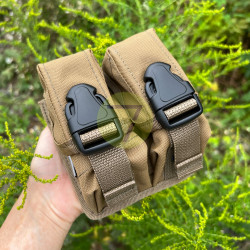 СМ2 MOLLE-совместимый подсумок для двух ручных гранат РГД, койот