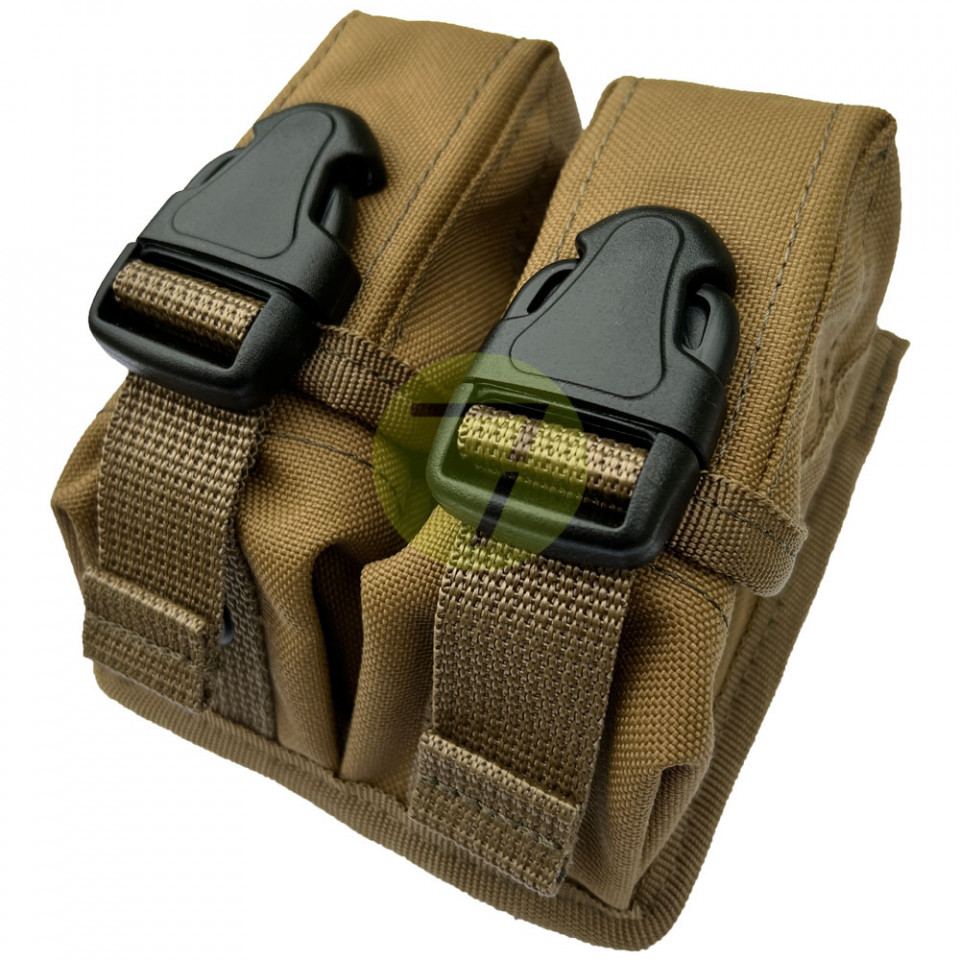 СМ2 MOLLE-совместимый подсумок для двух ручных гранат РГД, койот