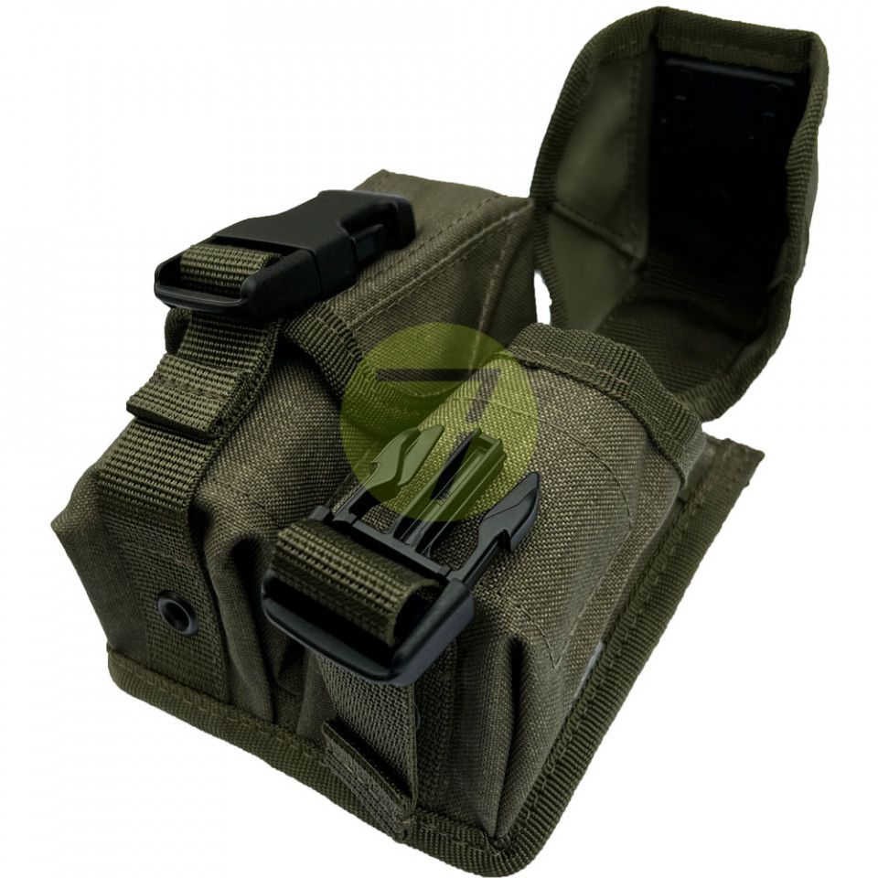 СМ2 MOLLE-совместимый подсумок для двух ручных гранат РГД, олива