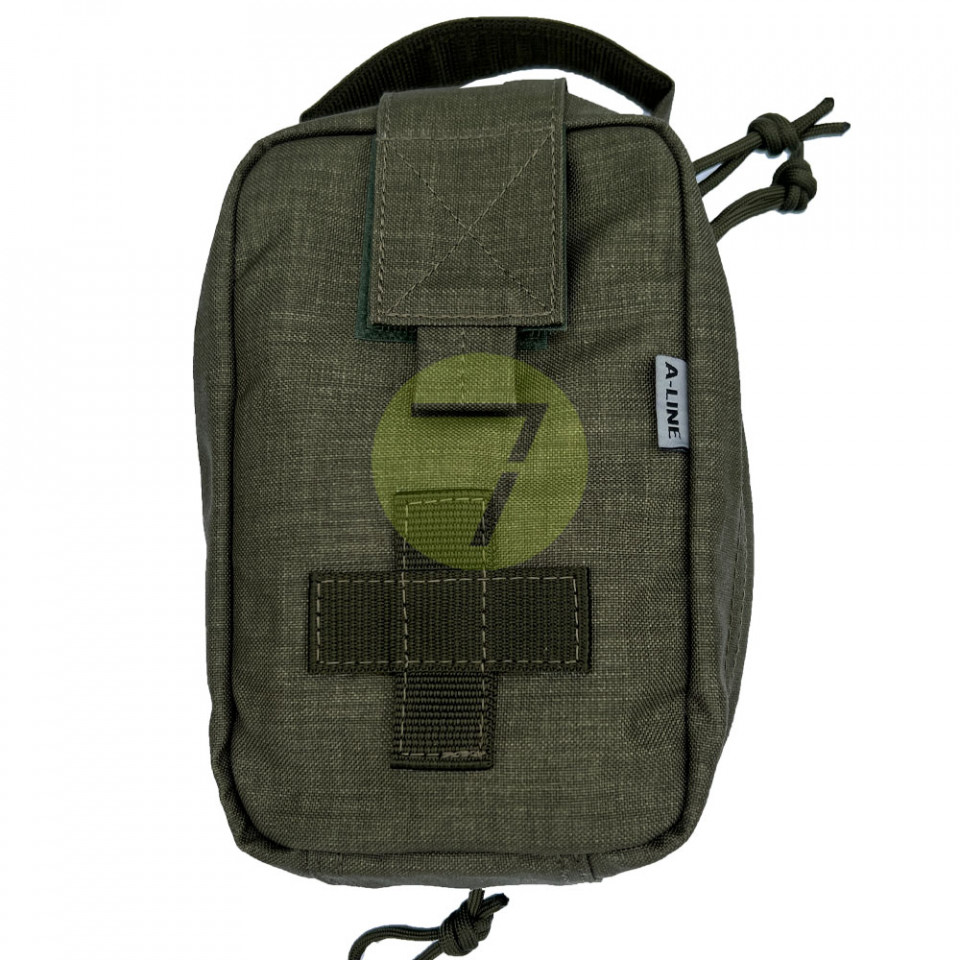 СМ34 Подсумок для аптечки A-line Molle-совместим, олива