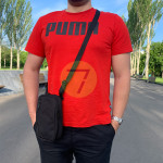 А14 Плечевая-поясная сумка с кобурой A-line синтетическая, черная
