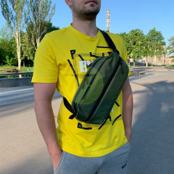 Сумка с кобурой A-line А44 нагрудная синтетическая, олива