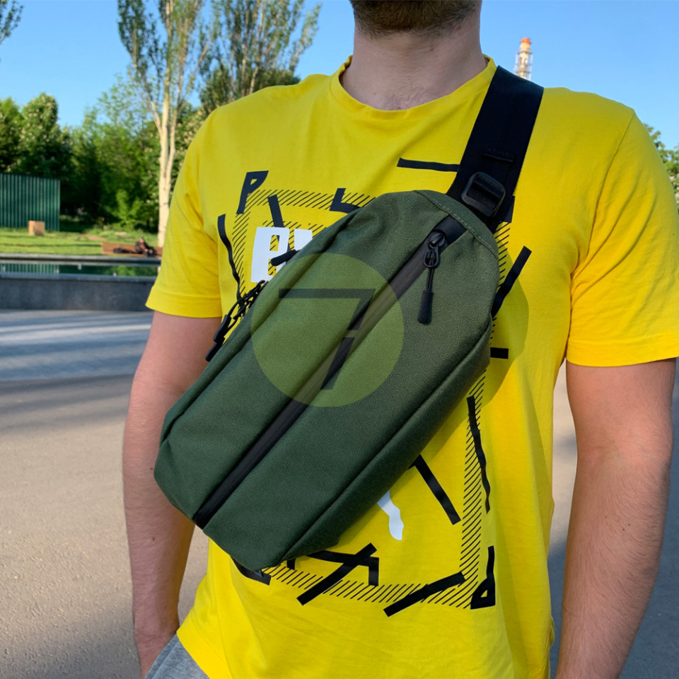 Сумка с кобурой A-line А44 нагрудная синтетическая, олива