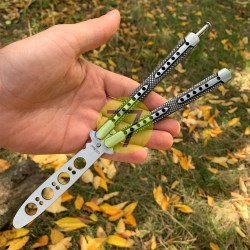 Нож балисонг учебный (бабочка) №190106с