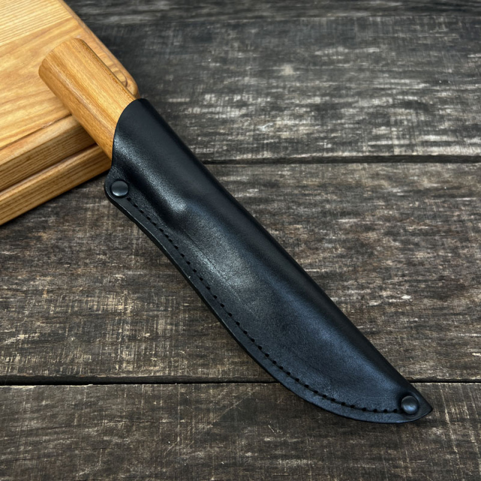 Нож Якут-9 ручной работы сталь 95х18 с кожаным чехлом Нож Якут-9 ручной работы сталь 95х18 с кожаным чехлом