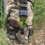 Кобура набедренная, поясная 2в1 с платформой синтетическая на ПМ мультикам со шнуром Кобура набедренная, поясная 2в1 с платформой синтетическая на ПМ мультикам со шнуром