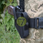 Кобура набедренная синтетическая на ПМ черная