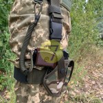 Кобура набедренная синтетическая на ПМ мультикам со шнуром Кобура набедренная синтетическая на ПМ мультикам со шнуром