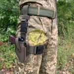Кобура набедренная синтетическая на ПМ олива Кобура набедренная синтетическая на ПМ олива