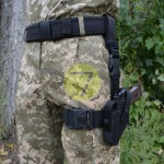 Кобура набедренная синтетическая на ПМ черная ЛЕВША