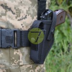 Кобура набедренная синтетическая на ПМ черная ЛЕВША