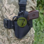 Кобура набедренная синтетическая на ПМ черная ЛЕВША