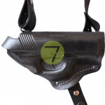 Кобура оперативная/поясная 2в1 для пистолета Crosman C11 кожаная, черная Кобура оперативная/поясная 2в1 для пистолета Crosman C11 кожаная, черная
