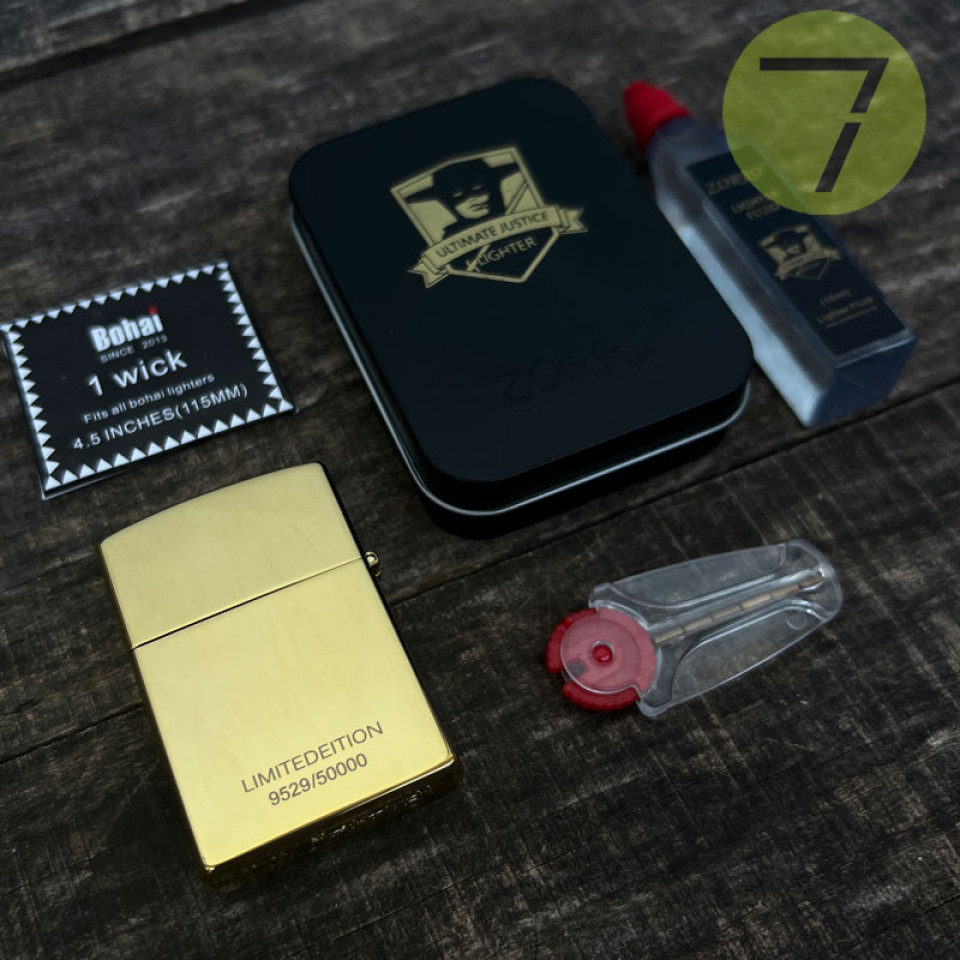 Бензиновая зажигалка Semitsvet №346 gold