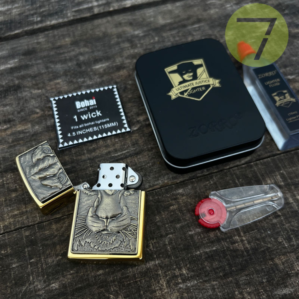 Бензиновая зажигалка Semitsvet №346 gold