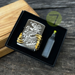 Бензиновая зажигалка дракон 373-1 Бензиновая зажигалка дракон 373-1