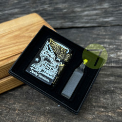Бензиновая зажигалка Harley Devidson 374-3 Бензиновая зажигалка Harley Devidson 374-3