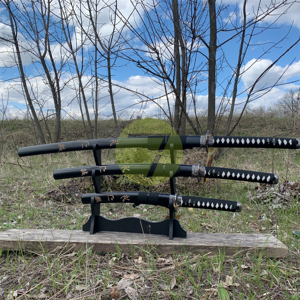 Набор самурайский мечей/катан "3 Самурая" Wakizashi Tanto Katana Набор самурайский мечей/катан "3 Самурая" Wakizashi Tanto Katana