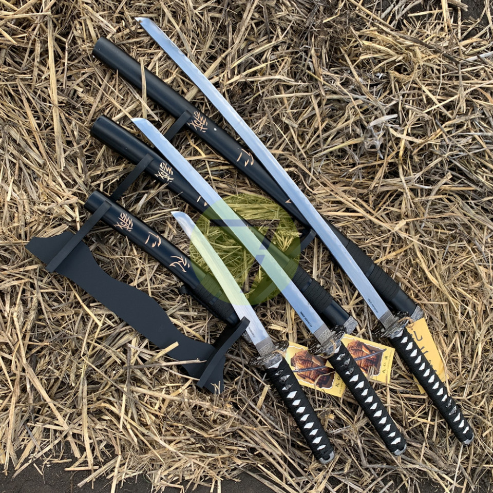 Набор самурайский мечей/катан "3 Самурая" Wakizashi Tanto Katana Набор самурайский мечей/катан "3 Самурая" Wakizashi Tanto Katana